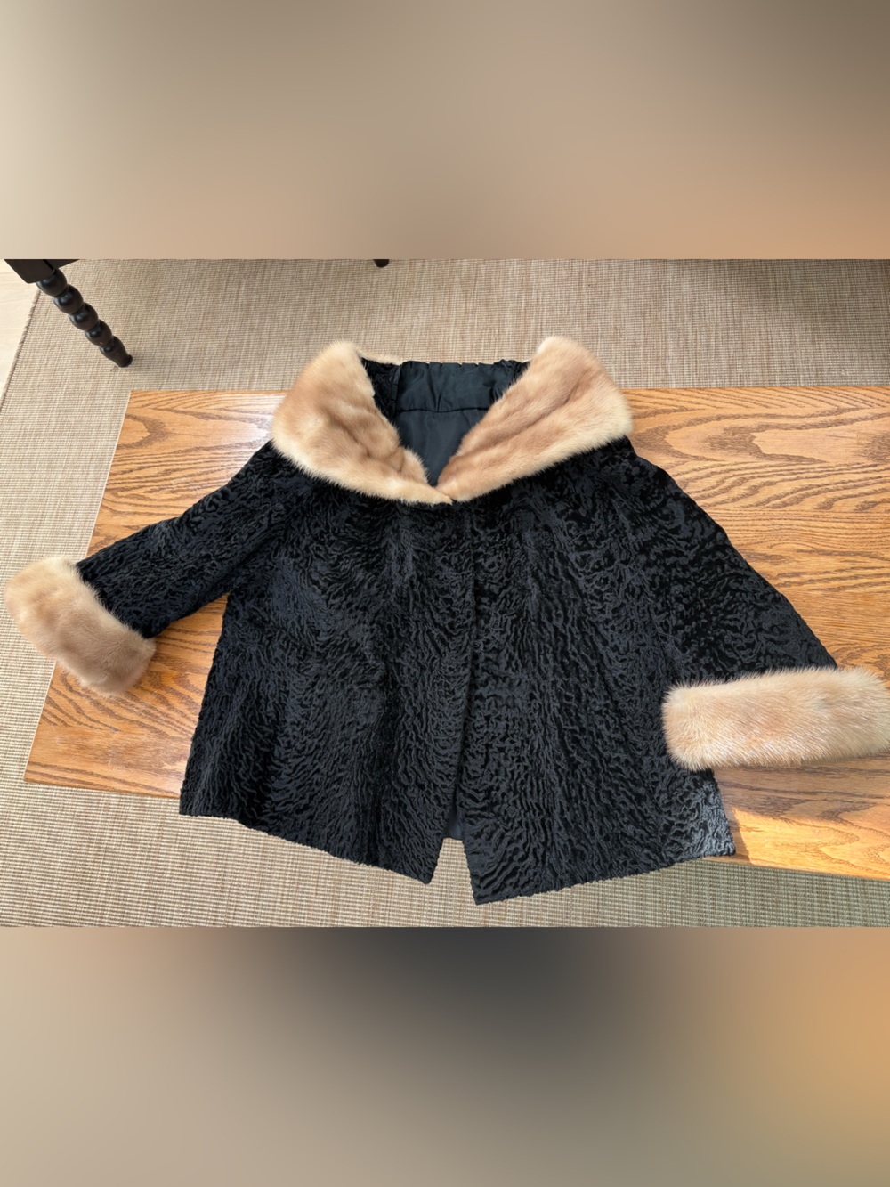 VINTAGE Mink and Persian Lamb Jacket